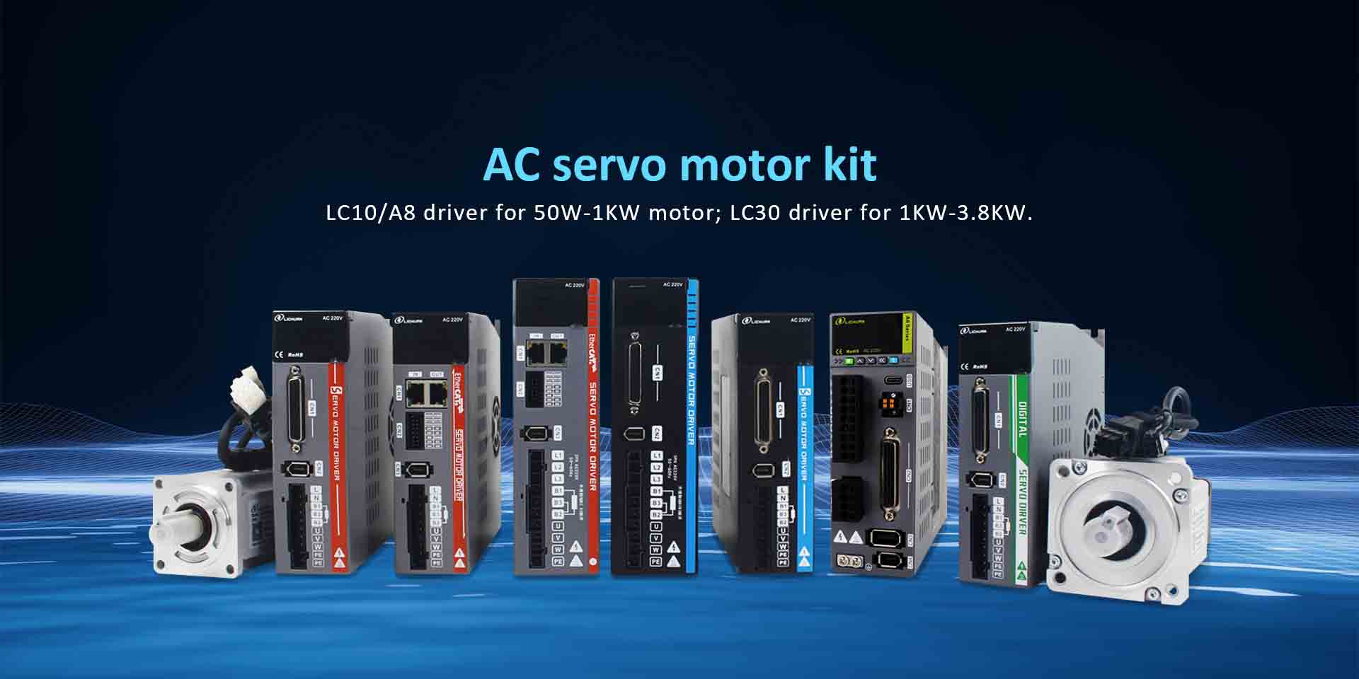 China Kit de controlador de servomotor de CA Proveedores