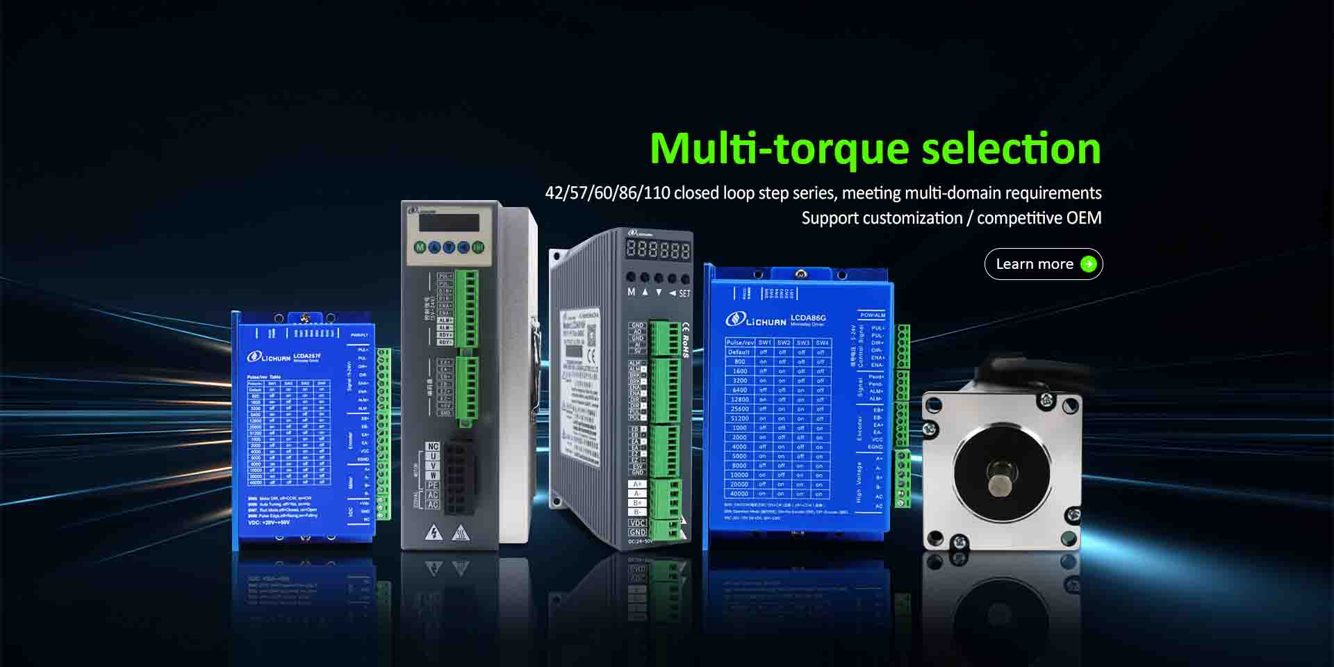 Fábrica de controladores de motor paso a paso de circuito abierto de circuito cerrado de China